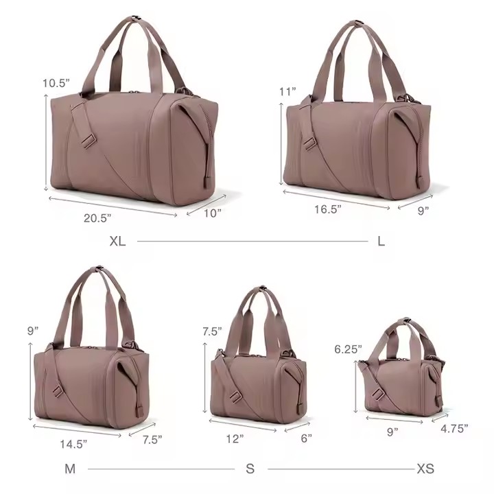 Neoprene Duffel Bag Backpack Set