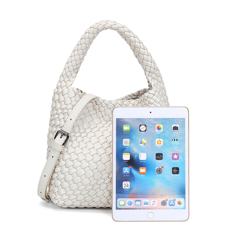 Neoprene Luxury Hand Bag White
