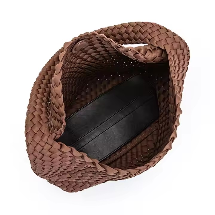 Neoprene  Knit Tote Women Weave Bag
