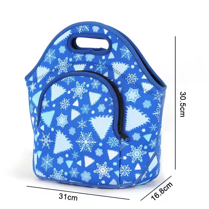 Neoprene Lunch Bag Thermal Tote  Bag