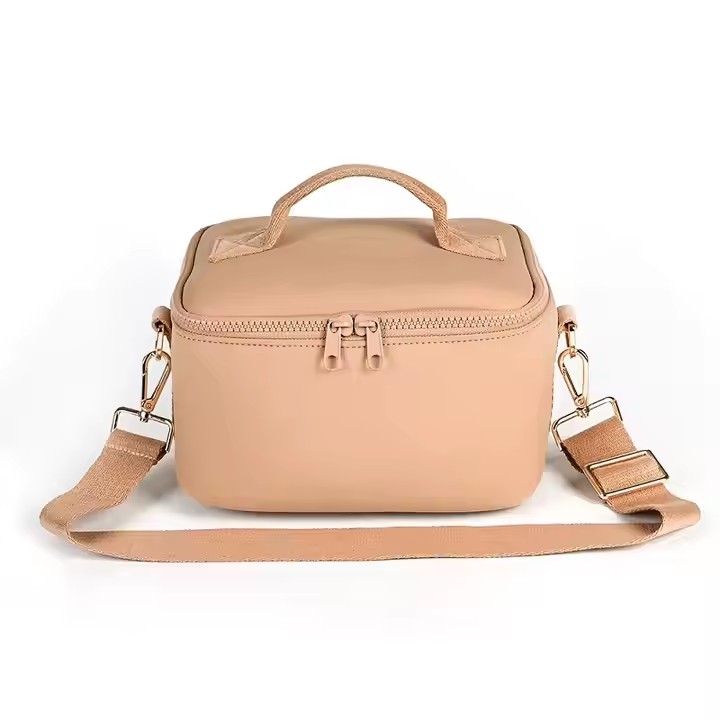 Portable Neoprene Lunch Bag with Shoulder Strap